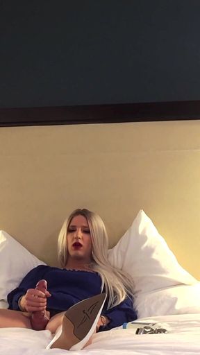 Super Hot Femboy Jerking in Hotel Compilation