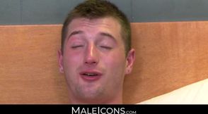 MaleIcons.com - Lusty twink's seduction and intense anal play with guy's big cock