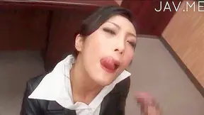 Japanese Beauty Sucks Two Cocks in Wild Double Penetration Fun