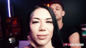 ”Alluring Tattooed Goth Lacey Jayne Gets Unforgettable Snatch Pounding”
