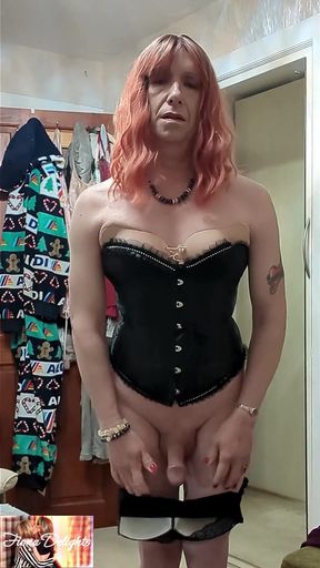 Purple Cardi Cumm Strip