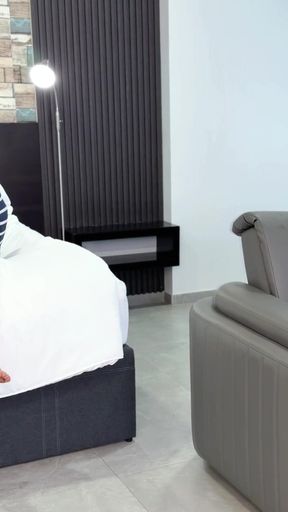WHAT? She made her fantasy come true! She fucked her boyfriend and her brother-in-law in the same house!   Clip 2