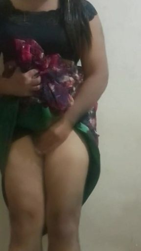 Hot Mohni Shemale Lahanga Choli Desi Video by Mohni9