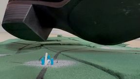 F2 GIGA goddess in boots has cities at her mercy