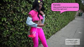 kandie monaee s big fat tits bounce during rough throat fuck