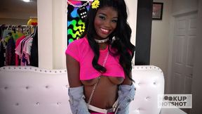 kandie monaee s big fat tits bounce during rough throat fuck