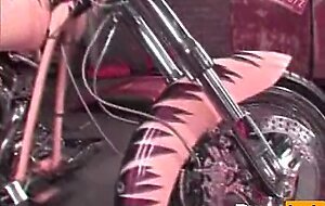 Monica Mayhem & Charlie Laine - Bad Ass Biker Girls - Scene1