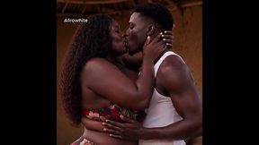 Hotty ebony housewife gets creampied by young naija guy