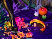 LittleMissTipToes - Halloween pumpkin tease, crush and trample in my popular thigh high boots
