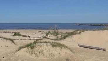 Mature juicy female cums loudly on beach from hard fucking