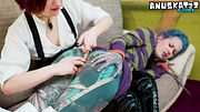 Intense Anal Fisting on Tattooed Babe - Hole Stretching Madness