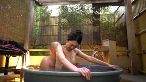 Creampie in an Open-air Bath: Wet Woman’s Skin Is so Glossy Vol. 2