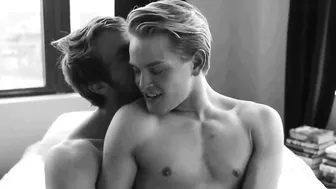 Danish Twink Jett Black Sucks Big Black Cock in Amateur Blowjob