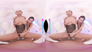 VR Superstars Gianna Dior And Anissa Kate Slurp You Alive (Alex Mack)