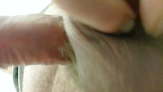 Small-Cock Amateur`s Bareback Solo Masturbation Delight