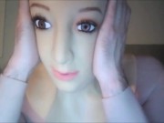 Cecile's Night Pt4! Unmasking from female silicone mask Cecile!