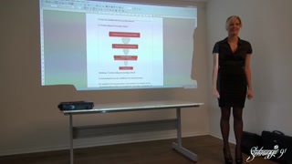 Dirty Secret!! Young Business Girl Claps!! schnuggie91