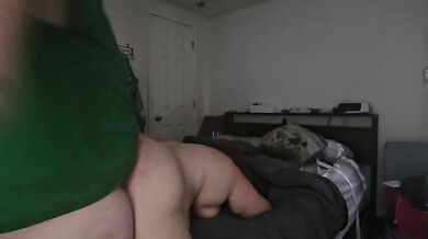 Big daddy fucks his babygirl hard until she screams in orgasm