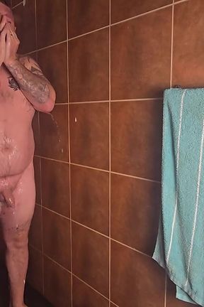 Jimbob Gets Wet and Messy in the Shower