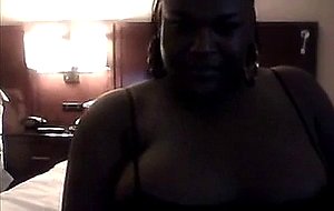 Amateur hotel fuck with bbw ts