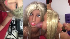 fiquei sozinha ca loira sacada da minha inteada ( sex toy ) ( sex doll )
