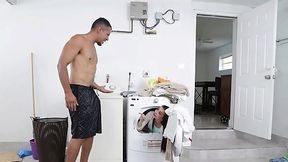 Facial Cumshot for Naughty Teen Who Seduces Step Dad's Friend