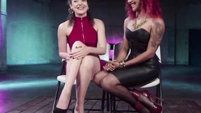 Lesbian slave gets tortuted with electricity