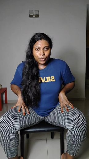 Chitti Ilaria Puts Ramesh in a Saree and Make Him Lick Her Sweaty Dirty Armpit