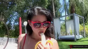 Dana Vespoli and Johnny Castle MILF by the Pool Fucking