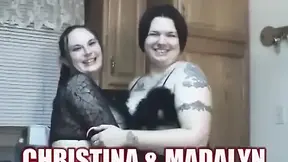 Chubby coeds Christina & Madalyn get messy