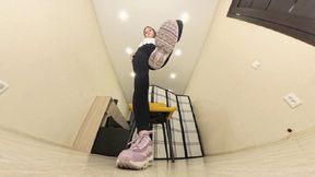 Tammy - crushed under her sneakers VR 360 8K