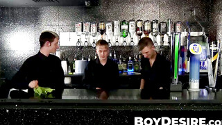 Thirsty for Action Twinks Get Down and Dirty Behind the Bar