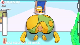 Marge Simpson MILF Full Creampie Compilation Squirting Orgasms Moaning - Hole House Game