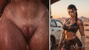 muscular orcs are having rough, dirty sex in a post-apocalyptic desert!! the orc woman’s huge, fat cunt was dripping non-stop!! [ai]