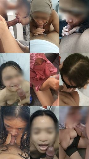 Quick Cumpilation of Minokiiko Blowjob