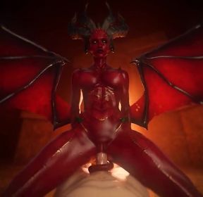 Oc Succubus in an Orgasmic Cowgirl