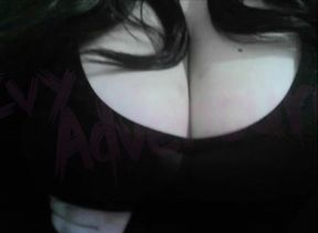 hotwife otaku nerdy Watching Hentai while playing with her Big Tits #3