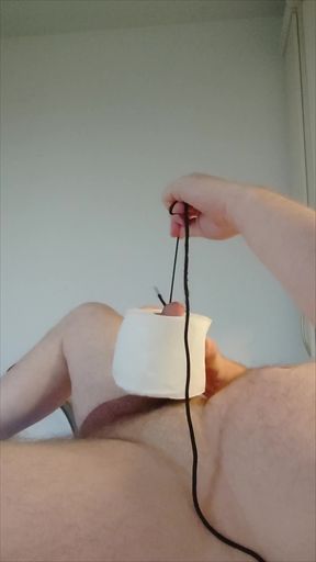 Nylonjung Fucks the Horny Toilet Paper Roll