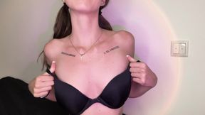 First Time Showing Tits - Super Shy Teen for You!