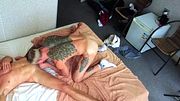 I licked my friend's feet and turned him on, after which he fucked me hard.