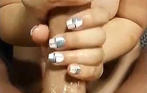 handjob with huge cumshot, drkanje i svrsavanje guste sperme
