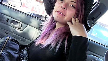 Mali Luna Sucks and Swallows at the Glory Hole