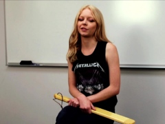 RubATeen Tall European blonde teen Hailey massage fucke