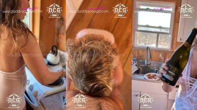 MAKING EGGS BENEDICT IN LINGERIE | DADDYSCOWGIRL