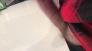 I love my thick cock touching the cold stone