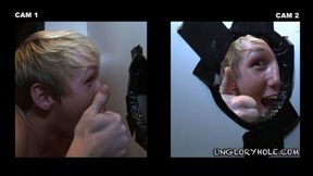 Zac Blake and Hayden Chandler ~ Intense Glory Hole Blowjob