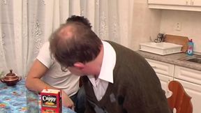 Twink Fucked by Flat Mature in the Kitchen