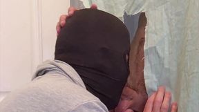 visited the local glory hole from gridnr and cum in his mouth