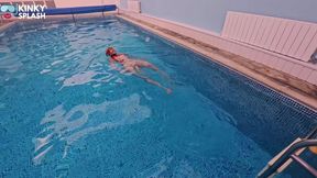 Underwater Submission Ball Gag & Blindfolded Prey