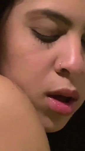Hot Girl Moaning Hot on a Dick
